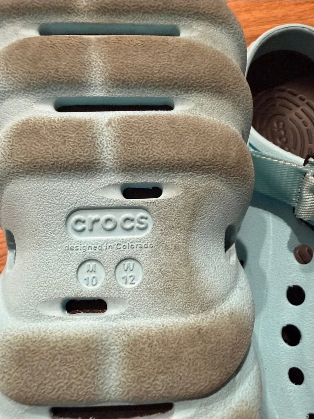 CROCS light blue